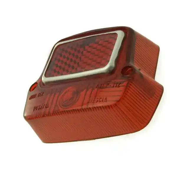 PLASTICA FANALE POSTERIORE VESPA 50 FINO AL 1964 CON BORDINO Nuovo Arrivo