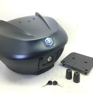 Nuovo Arrivo Bauletto 36 lt originale piaggio beverly hpe 300/400 ie 2021>2022 nero tempesta