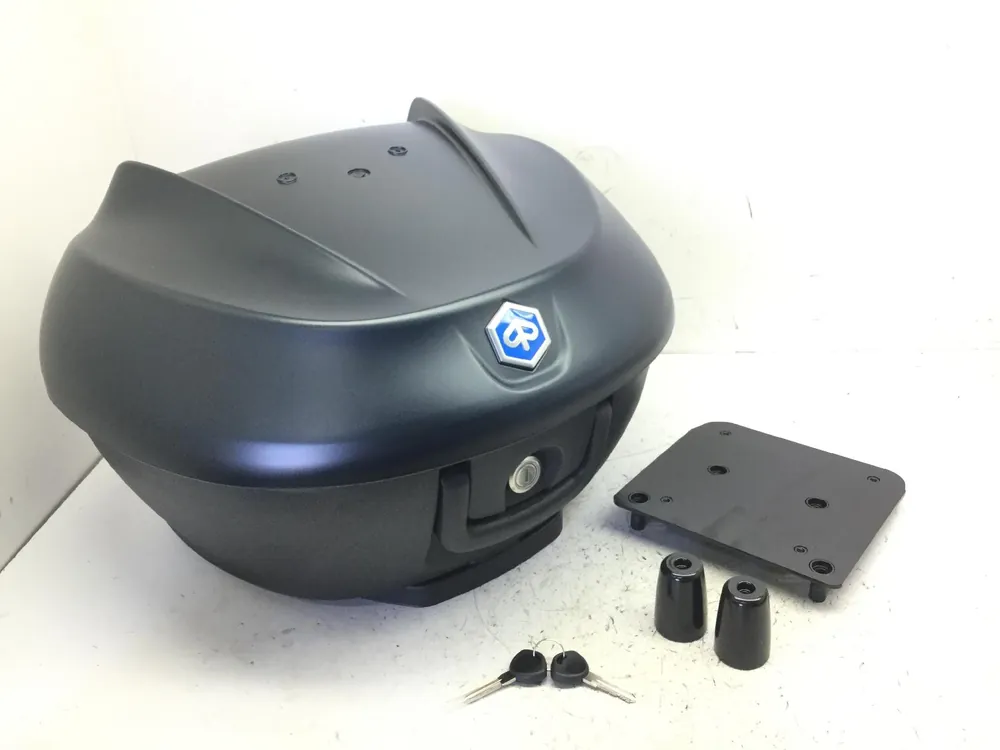 Nuovo Arrivo Bauletto 36 lt originale piaggio beverly hpe 300/400 ie 2021>2022 nero tempesta