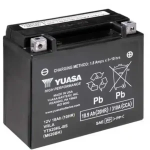 Bombardier zx types batteria yuasa ytx20hl 2002 2003 Bestseller