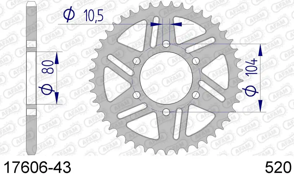 Offerta Limitata Kawasaki zx 6 r 600 corona afam 17606-43 in all. passo 520 2007 2016