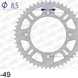 Ktm sx 85 big wheels 85 corona afam 72102n-49 in all. passo 428 2003 2020 Più Venduto