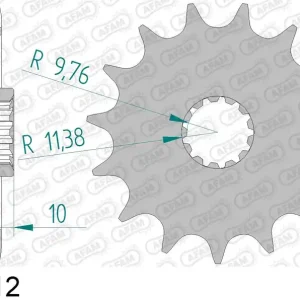 Beta alp 200 200 pignone afam 22303-12 passo 520 2000 2003 Prezzo Ridotto