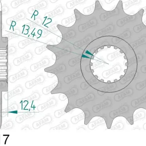 Suzuki gsx r 1000 1000 pignone afam 22801-17 passo 525 2017 2018 Subito Disponibile