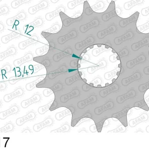 Spedizione Gratuita Suzuki gsx r 1000 1000 pignone afam 22900-17 passo 530 2009 2016