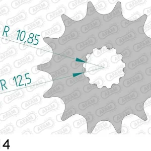 Miglior Prezzo Aprilia rs 250 250 pignone afam 27500-14 passo 520 1995 2003