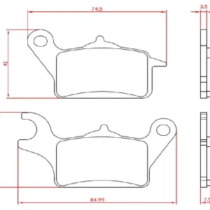 Honda nsc 110 mpd vision 110 pastiglie freno organiche brenta 3181 2017 2018 Non Perdere