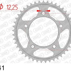 Honda vt 750 c2 shadow 750 corona afam 10613-41 in acc. passo 525 1997 2001 Compra Oggi Stesso