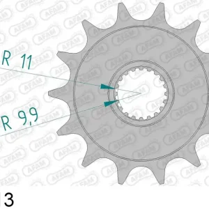 Promo Stagionale Gas gas ec 250 f 250 pignone afam 21309-13 passo 520 2010 2015