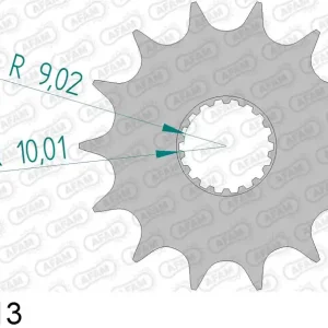 Mash 125 black seven 125 pignone afam 22200-13 passo 428 2017 2019 Miglior Prezzo