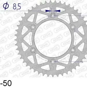 Hm honda cre 450 r enduro 450 corona afam 11212n-50 in all. passo 520 2004 2007 A Buon Prezzo