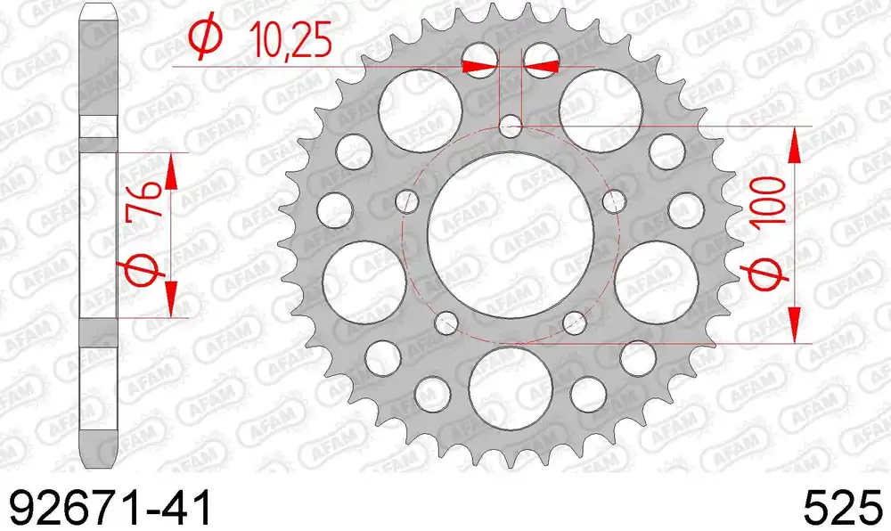 Benelli tnt 899 899 corona afam 92671-41 in acc. passo 525 2013 2016 Di Tendenza
