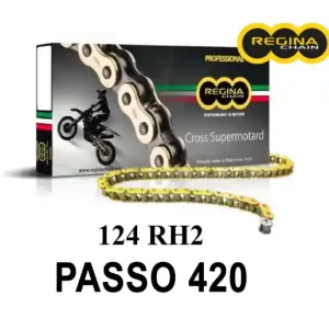 Kawasaki kx 65 65 catena regina 124rh2 110 maglie passo 420 2002 2023 Sconto