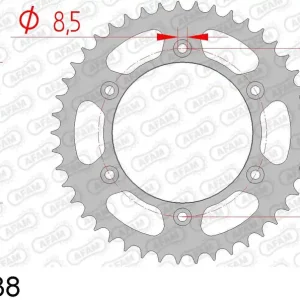 Ktm 620 duke 620 corona afam 71304-38 in acc. passo 520 1993 1993 Economico