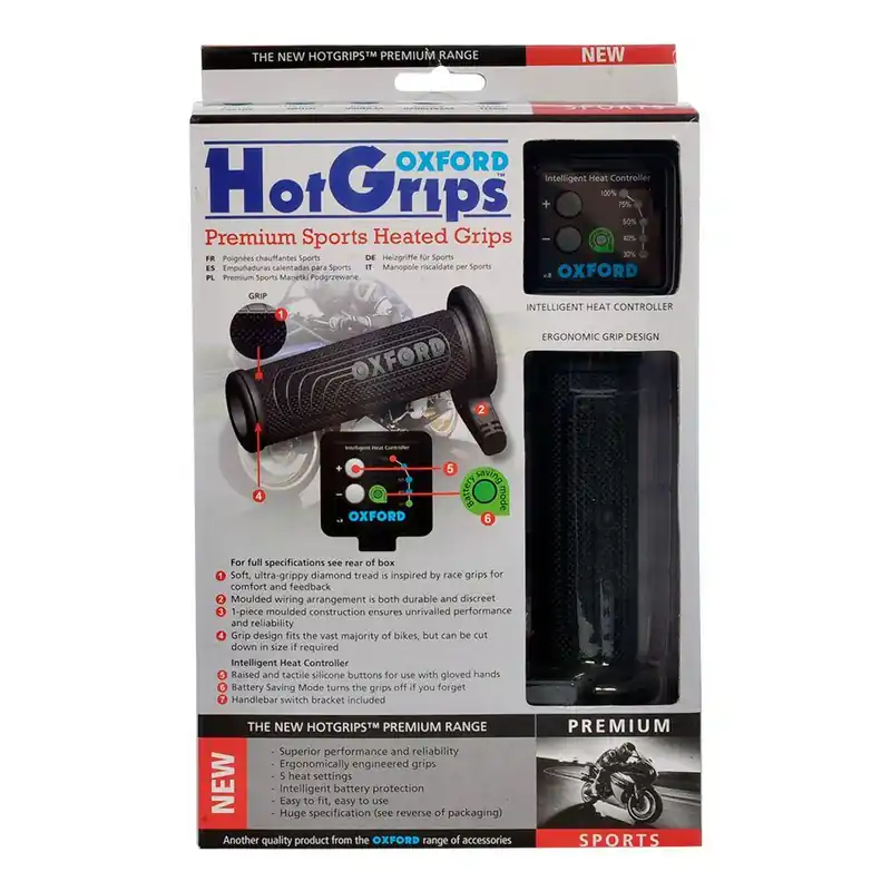 Coppia manopole oxford riscaldate sport premium 114 - 123 mm diam. 22 405400935 Prezzo Di Fabbrica