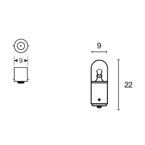 Pagamento Sicuro Lampada spia 12v 5w ba9s bcr
