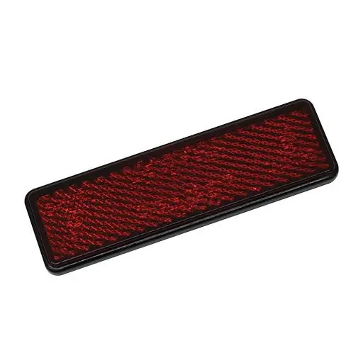 Novità Catadiottro targa universale adesivo bcr 91x25mm