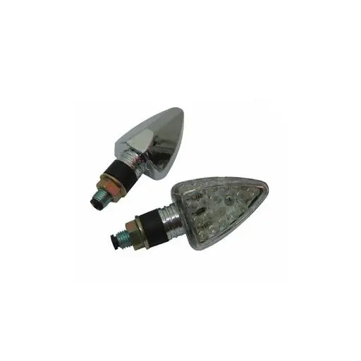 Ultimissimo Modello Coppia frecce freccia a led arw nere - cromato omologate
