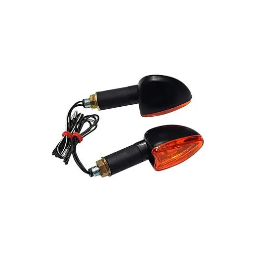 Subito Disponibile Coppia fanale freccia arrow bcr colore nero e lente arancione