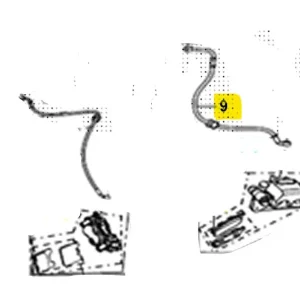 Non Perdere Sym adx 300 tubo freno posteriore b 2024 2024 tea30t1cn-eu