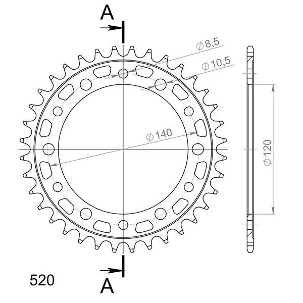 Offerta Del Giorno Honda cbr r 300 corona in acciaio p520 - z36 2014 2016