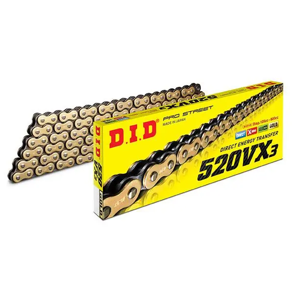Compra Oggi Stesso Catena did 520vx3 (gold) lungh 84 maglie giunto a rivetto