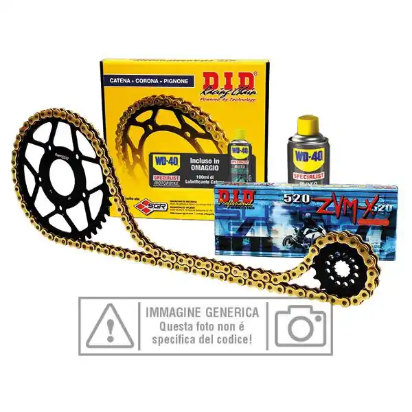 Nuovo Arrivo Ktm duke 620 kit trasmissione s-ac 17-38-118 did520vx3 1994 1998