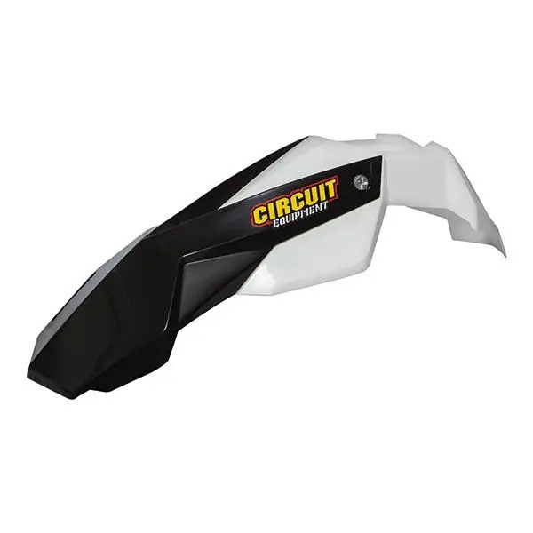 Parafango anteriore stealth black circuit universale moto cross trial Occasione