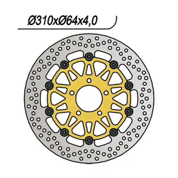 Prezzo Basso Suzuki gsx r (j/l) 750 disco freno anteriore dx sx flottante ng 1988 1990