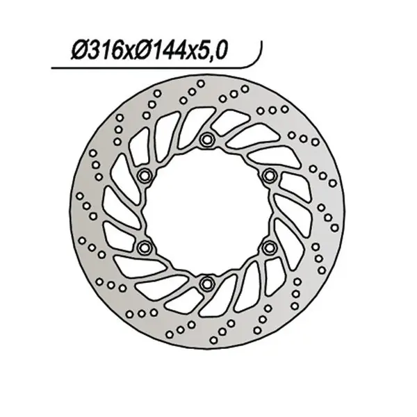 Honda st pan european (sc26) 1100 disco freno ng anteriore dx sx 1996 2001 Consegna Rapida