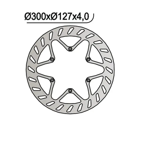 Ktm lc4 egs 4t 400 disco freno anteriore ng 1043 1996 2001 Spedizione Gratuita