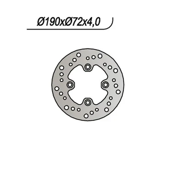 Economico Honda ch 250 disco freno anteriore ng 1038 n n