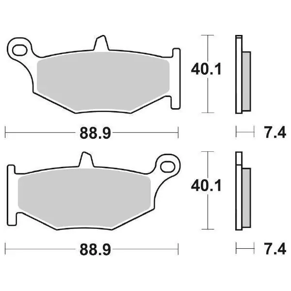 Spedizione Gratuita Suzuki gsr 600 pastiglie freno sbs 833 hf 2006 2010