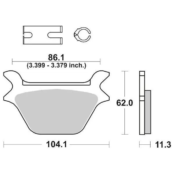 Offerta Buell rs 1200 pastiglie freno posteriore sbs 669 ls 1993 1993