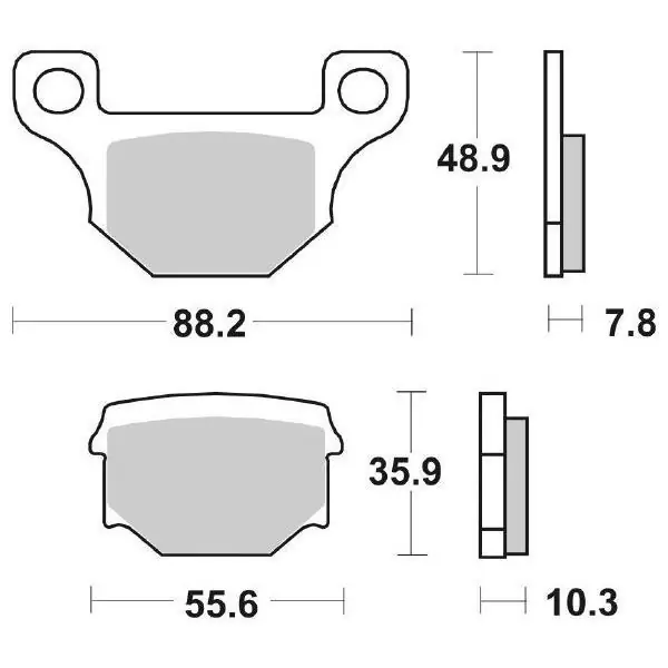 Compra Oggi Stesso Tgb r x bullet 50 pastiglie freno sbs 203 hf 2008 2009