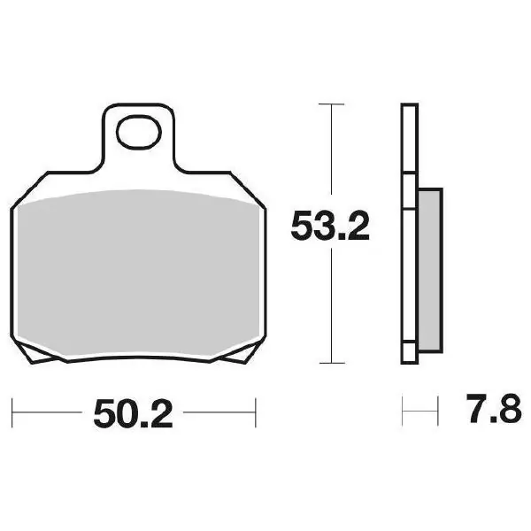 Sconto Derbi gp1 e2 / low seat e3 125 pastiglie freno sbs 157 ms 2006 2009