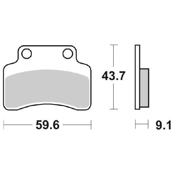 Soddisfatti O Rimborsati Baotian bt49qt-12c1 rebel 4t r12 50 pastiglie freno sbs 141 hf 2006 2011