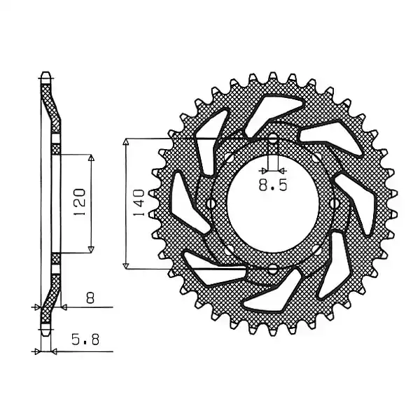 Soddisfatti O Rimborsati Kawasaki klr (kl600a) 600 corona in acciaio p 520 z 43 1984 1989