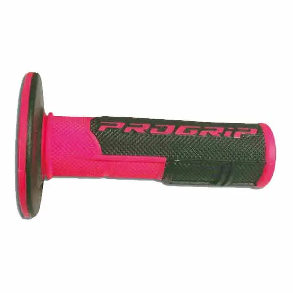Quantità Limitata Manopole cross progrip 801 dual density fucsia fluo ø mm 22-25 / lungo mm 115