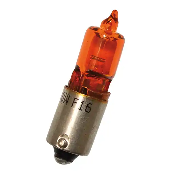 Reso Gratuito Lampada hert 12v-10w bay9s alogena arancio c10