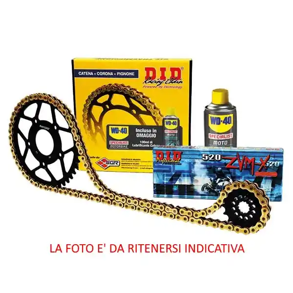 Nuova Collezione Ducati panigale r 1199 kit standard con catena did 525zvmx corona acciaio 2013 2016