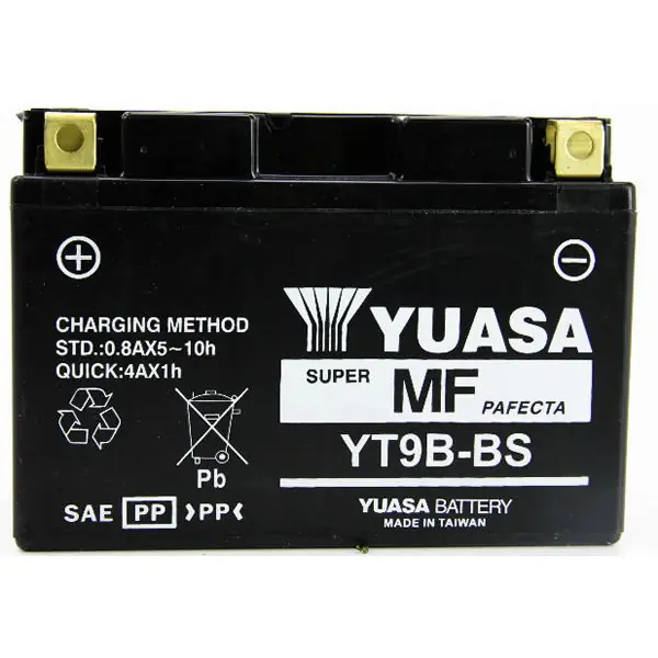 Derbi mulhacen 660 batteria yuasa yt9b-bs 2006 2012 Prezzo Conveniente