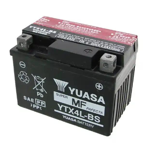 Adly cat 2t 50 batteria yuasa ytx4l-bs 12v/3ah 1997 1997 Miglior Prezzo