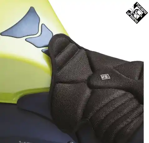 Coprisella moto in rete aero 3d ad alto spessore (2 cm) Reso Gratuito