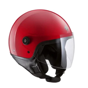Casco demi-jet tucano el'jettin rosso lucido m Consegna Rapida