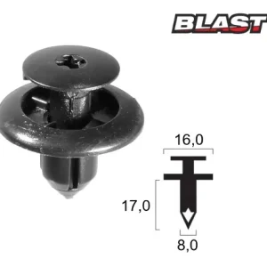 Prezzo Di Fabbrica Yamaha tt r50e 50 rivetto in plastica 10pz 2007 2011