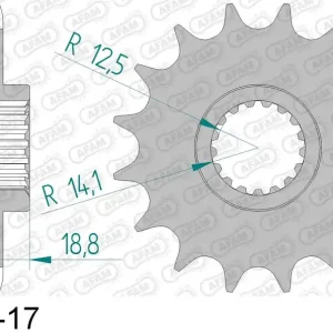 Bmw f 650 gs 650 pignone afam 166600-17 passo 525 2006 2012 Compra Oggi Stesso