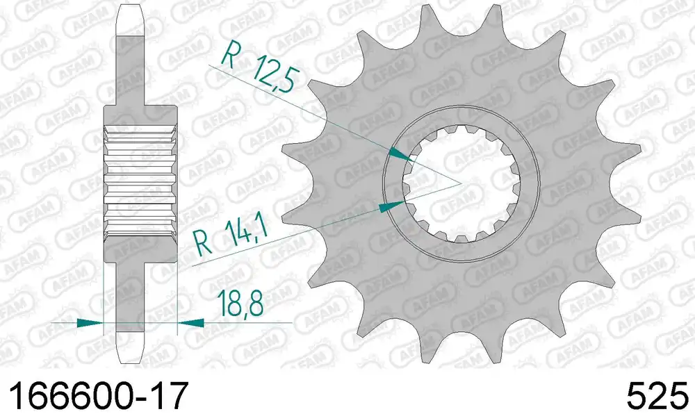 Bmw f 650 gs 650 pignone afam 166600-17 passo 525 2006 2012 Compra Oggi Stesso