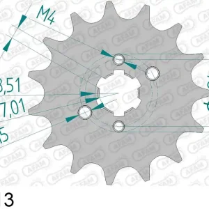 Miglior Prezzo Bultaco sm 50 astro 50 pignone afam 49102-13 passo 420 2001 2001