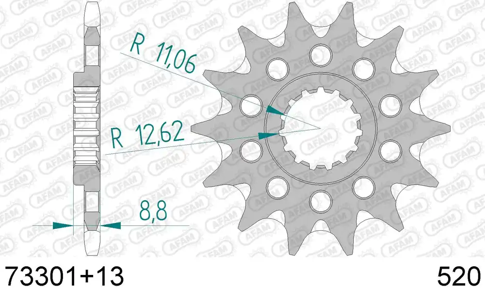 Novità Pignone afam 73301+13 passo 520